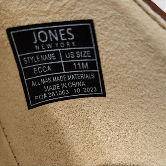 BRAND NEW JONE NEW YORK BLOCK HEEL ADJUSTABLE ANKLE BUCKET STRAP SANDAL G1 - Picture 15 of 16